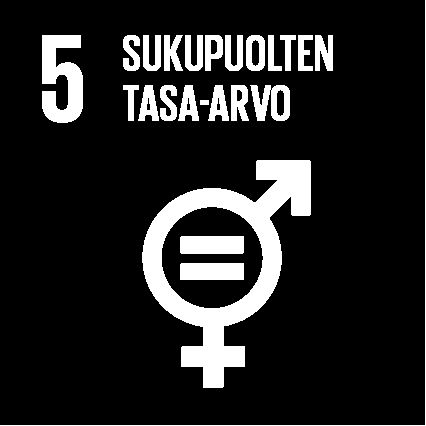 YK:n kestävän kehityksen tavoite 5: Sukupuolten tasa-arvo.